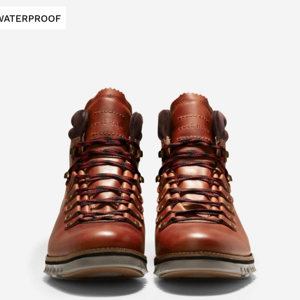 Cole Haan Genuine Leather Waterproof Hiking Boots - Picture 5 of 16
